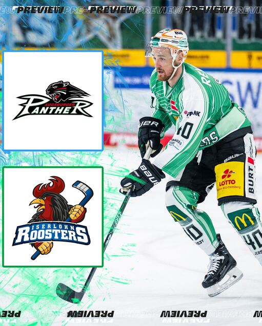 Heute geht es nach Augsburg – am Sonntag kommen die Roosters